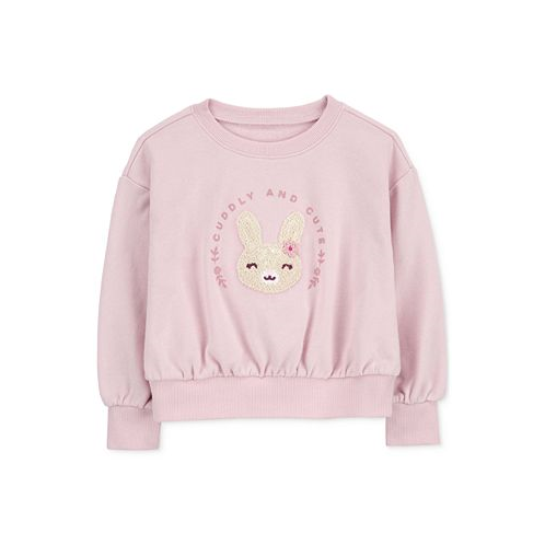 Carters Toddler Girls Bunny Pullover Sweatshirt