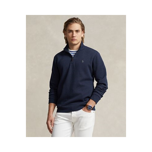 Polo Ralph Lauren Mens Double-Knit Mesh Quarter-Zip Pullover