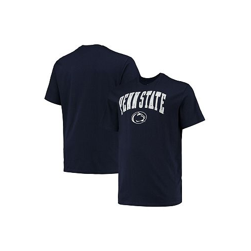 Champion Mens Navy Penn State Nittany Lions Big and Tall Arch Over Wordmark T-shirt