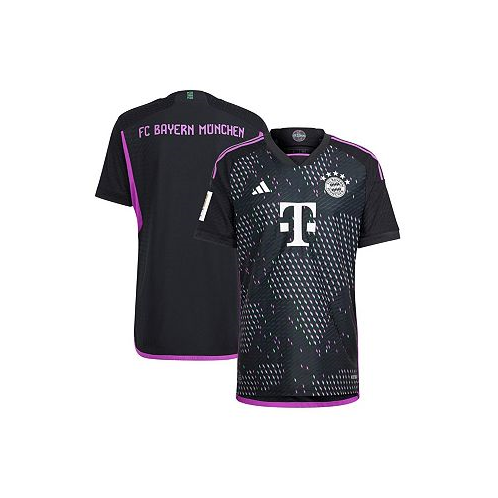 Adidas Mens Black Bayern Munich 2023/24 Away Authentic Patch Jersey