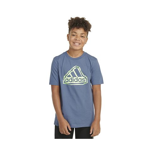 Adidas Big Boys Short-Sleeve Paper Graphic Cotton T-Shirt