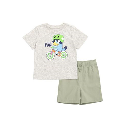 Bluey T-Shirt and Shorts Outfit Set Toddler |Child Boys