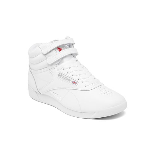 Reebok Womens Freestyle High Top Casual Sneakers from Finish Line