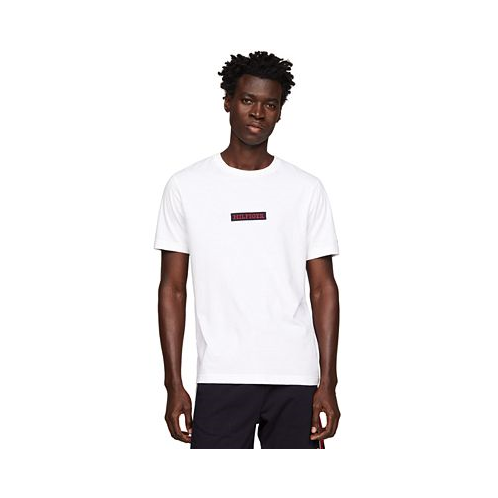 Tommy Hilfiger Mens Monotype Box Logo Short Sleeve Crewneck T-Shirt