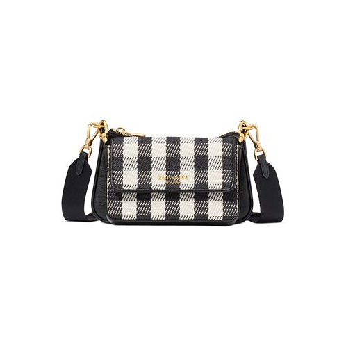 Kate spade new york Double Up Gingham Small Crossbody