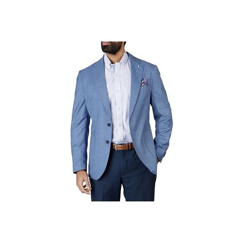 Tailorbyrd Mens Cross Dyed Solid Sportcoat