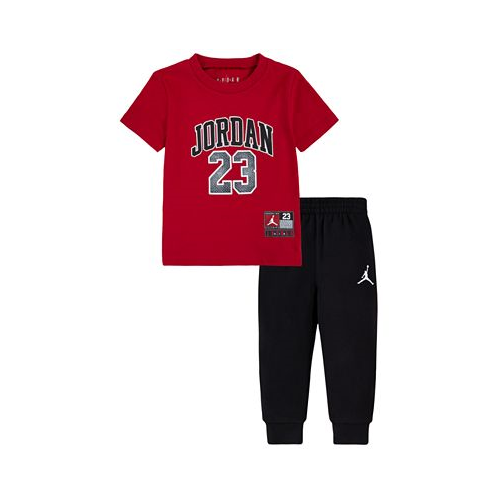 Jordan Baby Boys Jersey Pack T-shirt and Jogger Pants Set