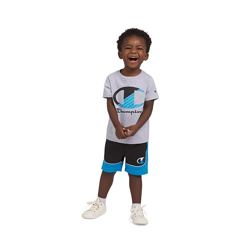 Champion Toddler Boys Logo Graphic T-Shirt & Shorts 2 Piece Set