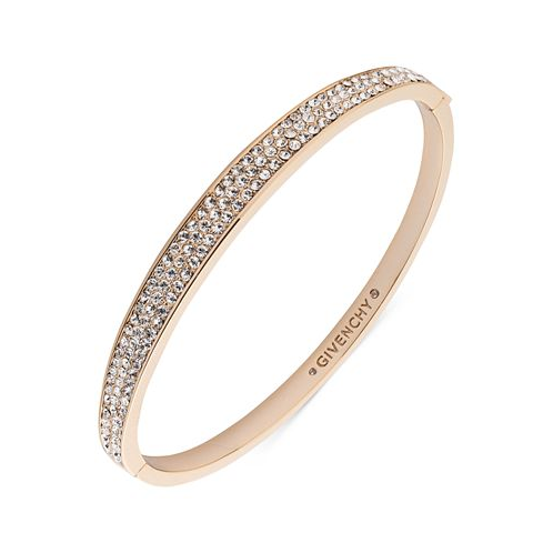 Givenchy Gold-Tone Pave Crystal Bangle Bracelet