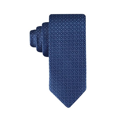 Tommy Hilfiger Mens Classic Double-Square Medallion Tie
