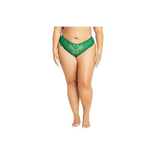 CITY CHIC Plus Size Allure Ouvert Cheeky Panty