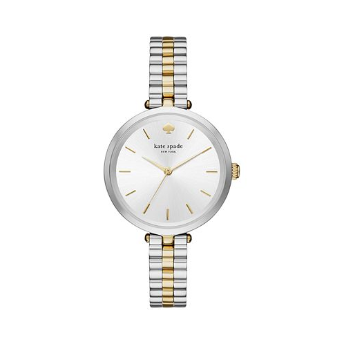 Kate spade new york Womens Holland Two-Tone Stainless Steel Bracelet Watch 34mm KSW1119