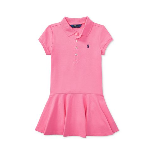 Polo Ralph Lauren Toddler and Little Girls Cotton Mesh Stretch Shortsleeve Polo Dress