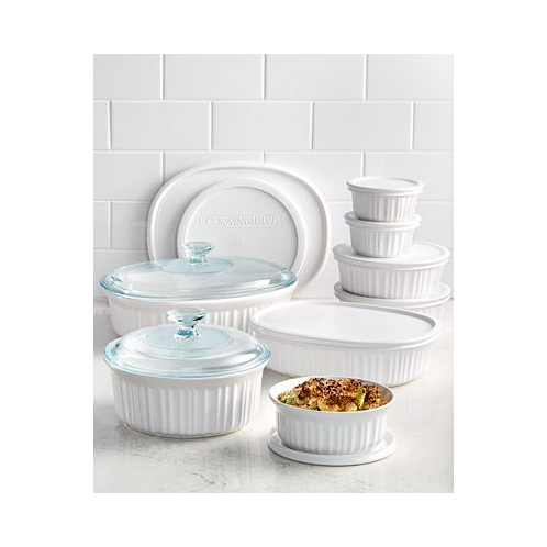 Corningware French White 18-Pc. Bakeware Set