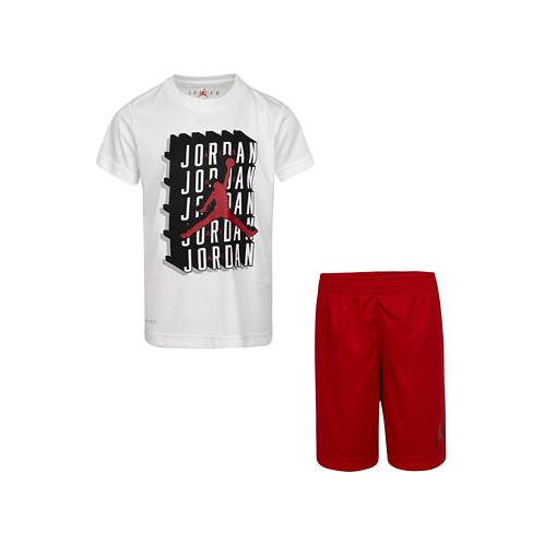 Jordan Little Boys 2-Pc. Dri-FIT Jumpman T-Shirt & Shorts Set