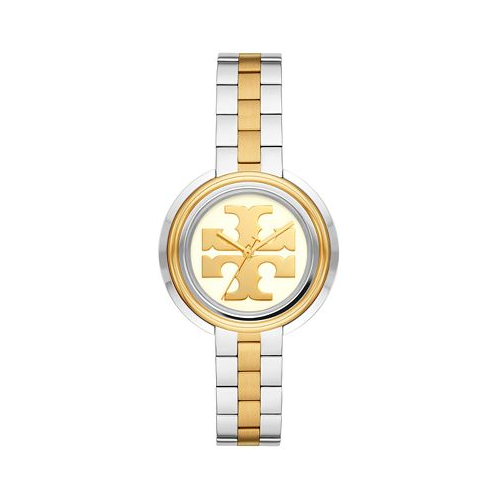 Tory Burch Womens Miller Two-Tone Stainless Steel Bracelet Watch 36mm