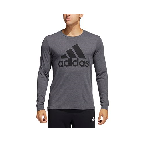 Adidas Mens Logo Long-Sleeve T-Shirt