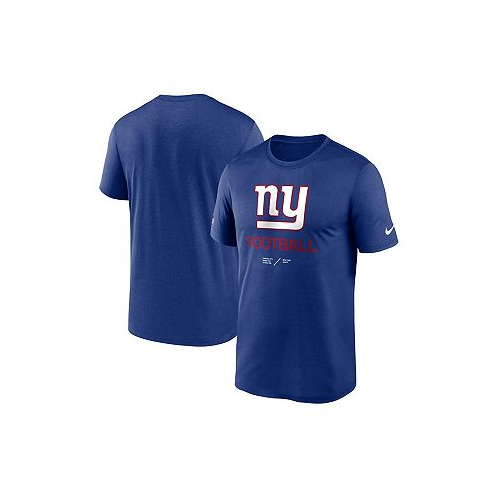 Nike Mens Royal New York Giants Infographic Performance T-shirt