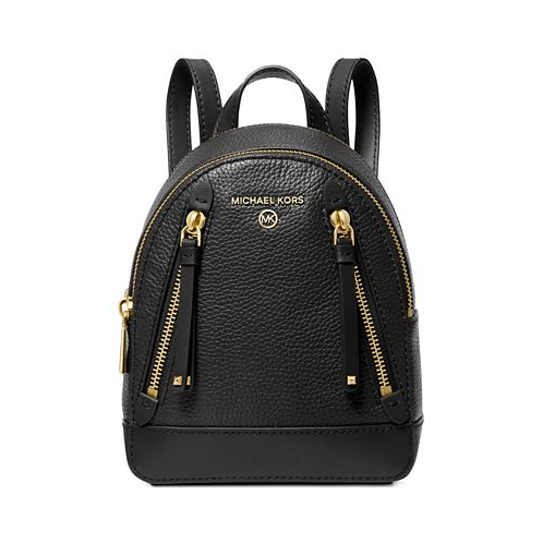 Michael Kors Brooklyn Mini Leather Convertible Messenger Backpack