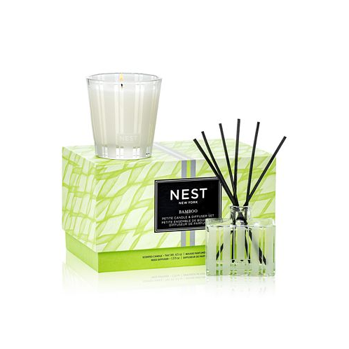 NEST New York 2-Pc. Bamboo Petite Candle & Diffuser Set
