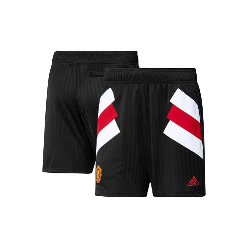 Adidas Mens Black Manchester United Football Icon Shorts