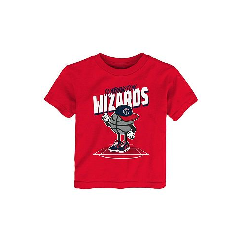 Outerstuff Toddler Boys and Girls Red Washington Wizards Mr. Dribble T-shirt