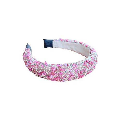 Headbands of Hope Womens All That Glitters Headband - Pink + Silver