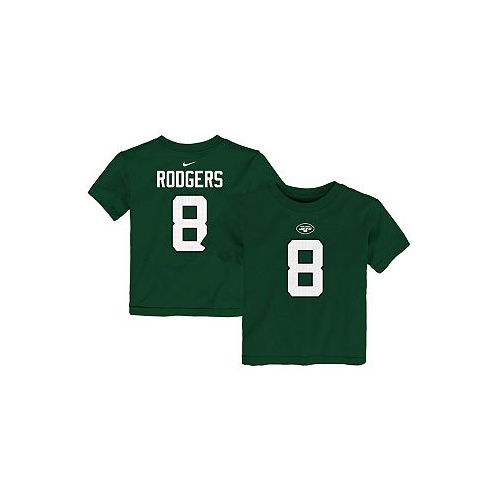 Nike Toddler Boys and Girls Aaron Rodgers Green New York Jets Player Name and Number T-shirt
