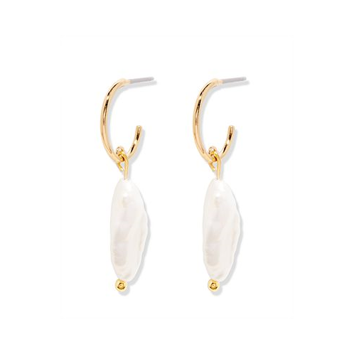 Brook & york 14k Gold Olive Biwa Pearl Earrings