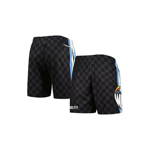 Mitchell & Ness Mens Black Sporting Kansas City City Mesh Shorts