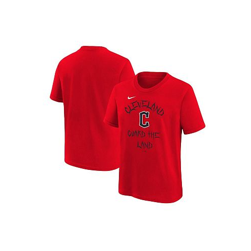 Nike Big Boys Red Cleveland Guardians Local T-shirt