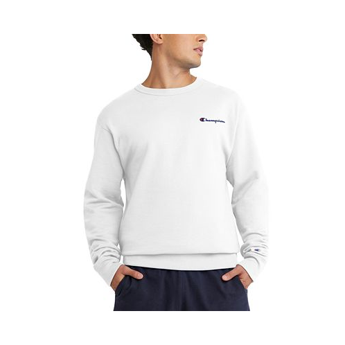 Champion Mens Powerblend Crewneck Logo Sweatshirt