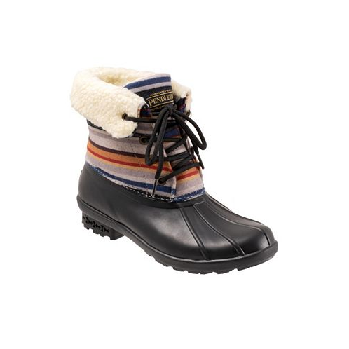Pendleton Womens Bridger Stripe Duck Boots