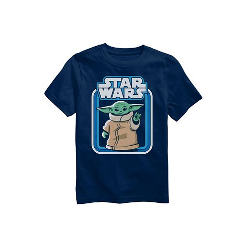 Star Wars Big Boys Retro Yoda Crewneck Graphic T-shirt