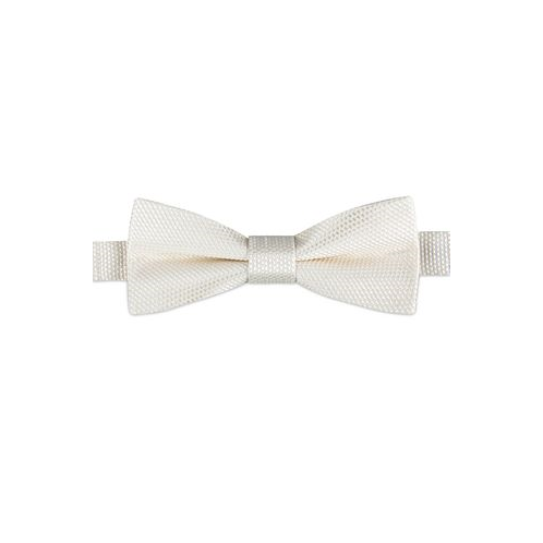 Calvin Klein Mens Textured Solid Bow Tie