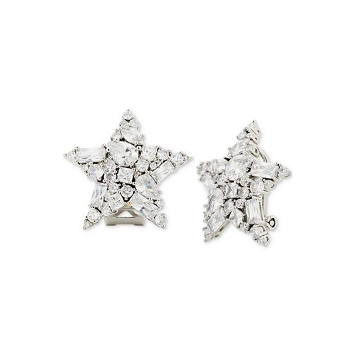 Kate spade new york Silver-Tone Cubic Zirconia Star Statement Stud Earrings
