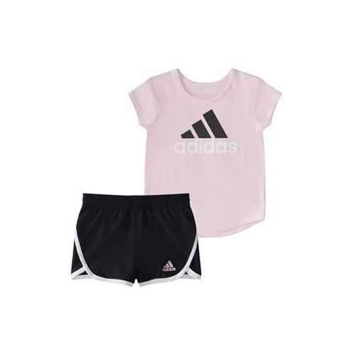 Adidas Two-Piece Essential Tee Woven Short Set