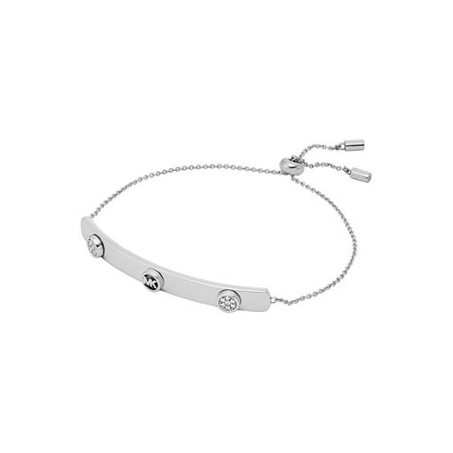 Michael Kors Gold-Tone or Silver-Tone Logo ID Slider Bracelet