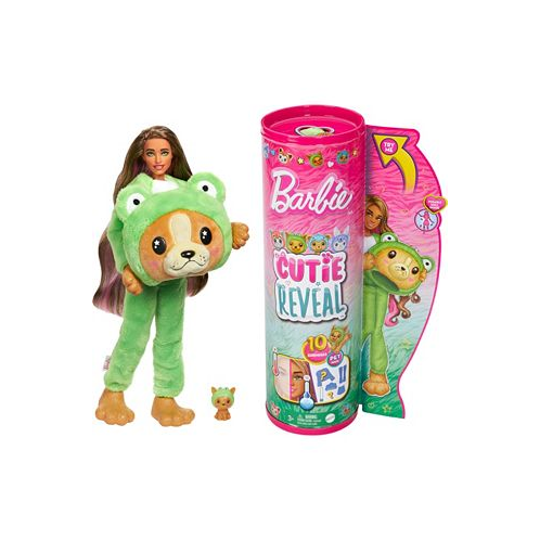 Barbie Cutie Reveal Costume-Themed Series Doll and Accessories with 10 Surprises Puppy as Frog