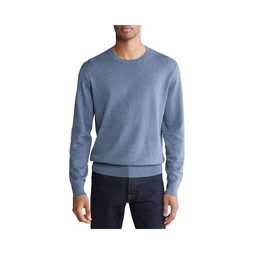 Calvin Klein Mens Long Sleeve Supima Cotton Crewneck Sweater