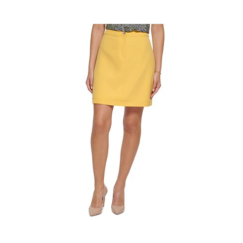 Tommy Hilfiger Womens Button-Front A-Line Skirt
