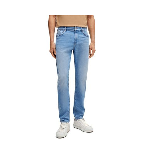 Hugo Boss Mens Stretch Denim Slim-Fit Jeans