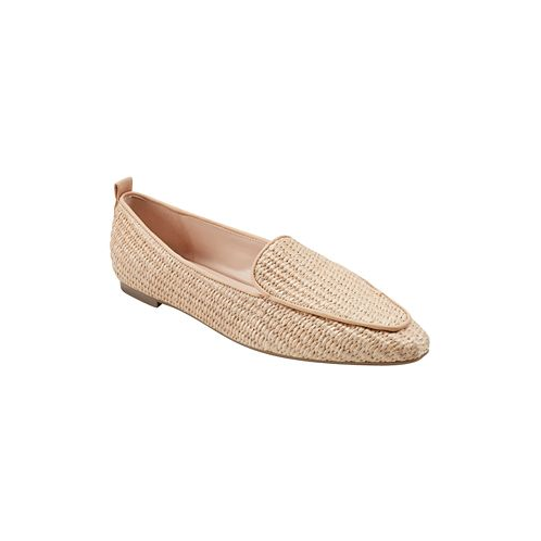 Marc Fisher Womens Seltra Almond Toe Slip-On Dress Flat Loafers