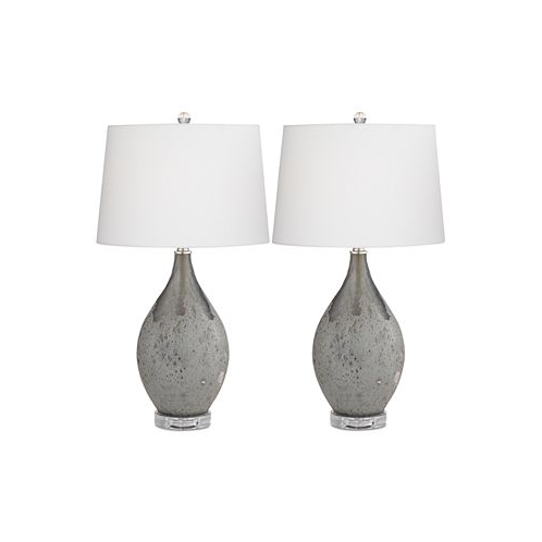 Kathy Ireland by Pacific Coast Set of 2 Volcanic Table Lamps