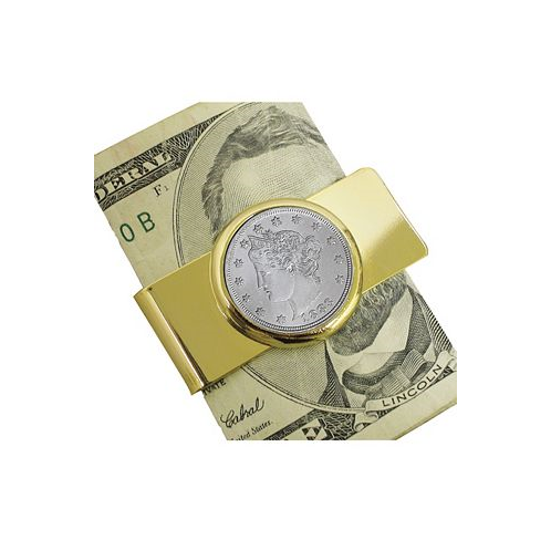 American Coin Treasures Mens 1883 First-Year-Of-Issue Liberty Nickel Coin Money Clip