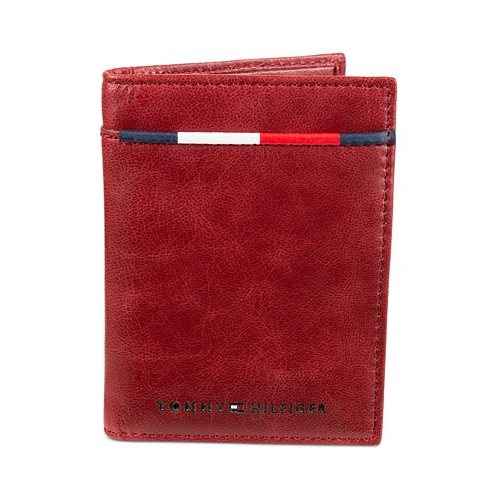 Tommy Hilfiger Mens RFID Bifold Wallet with Magnetic Money Clip