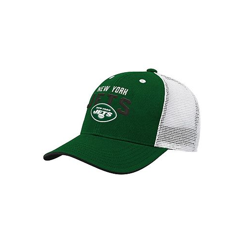 Outerstuff Big Boys Green New York Jets Core Lockup Snapback Hat