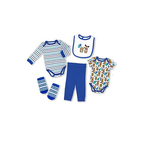 Baby Mode Signature Baby Boys and Girls Layette 5-Piece Set