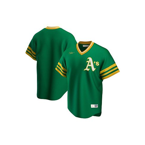 Nike Mens Kelly Green Oakland Athletics Road Cooperstown Collection Team Jersey