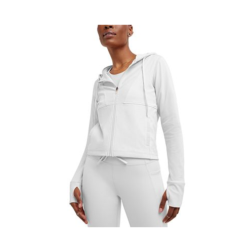 Champion Womens Soft Touch Zip-Front Hooded Jacket
